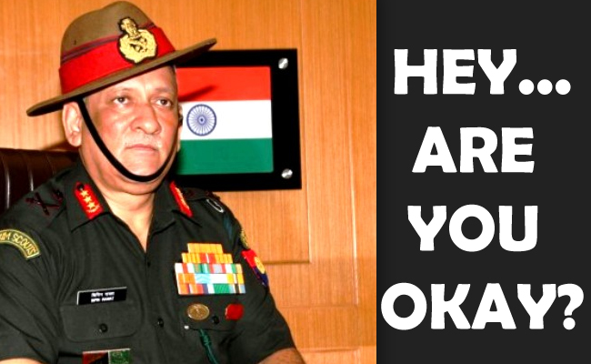 Frustrated Indian Army Chief Bipin Rawat threatens Nepal