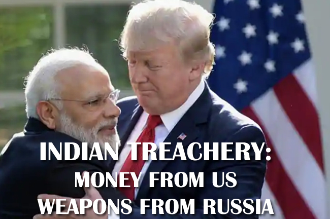 Indian Treachery: American Money to Buy Weapons from Russia!