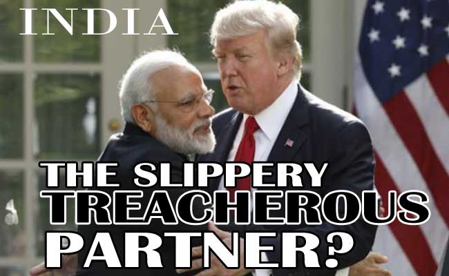 India: Not a trusted partner of US!