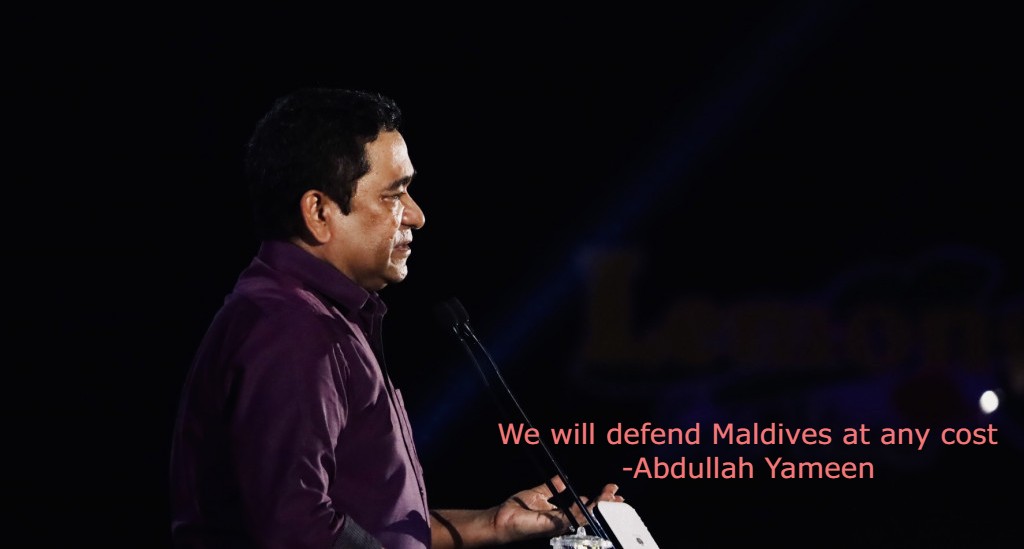 Abdulla Yameen accuses ‘India gulped’ Maldivian lands!