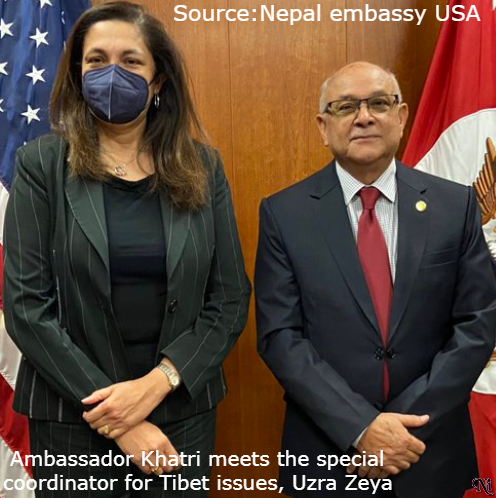 U.S. particular Coordinator for Tibet Uzra Zeya to visit India and Nepal