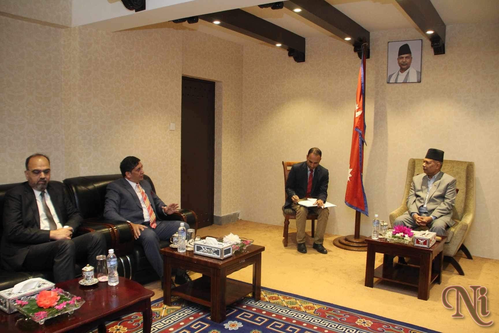 “pakistan Ready To Help Nepal In The Fields Of Tourism, Trade, Etc 